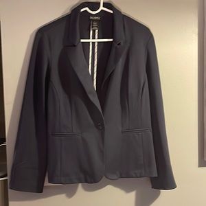 NWOT Soho apparel ltd navy blue blazer size large